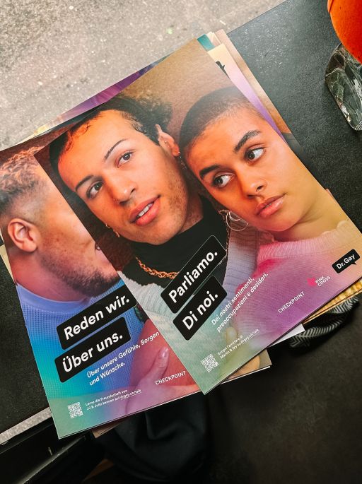 Aids hilfe schweiz 2023 drgay kampagne plakate FIVE AG Full Service Werbeagentur in St Gallen und Zuerich