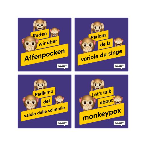 2022 aids hilfe schweiz bag affenpocken banner social FIVE AG Full Service Werbeagentur in St Gallen und Zuerich