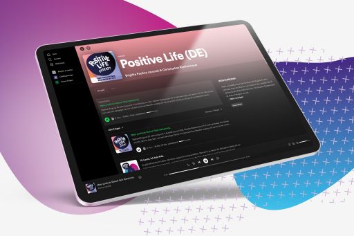 2022 positive life podcast spotify FIVE fullserviceagentur werbeagentur st Gallen zuerich