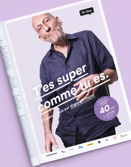 2020 aids hilfe schweiz super kampagne inserat FIVE AG Full Service Werbeagentur in St Gallen und Zuerich jpg