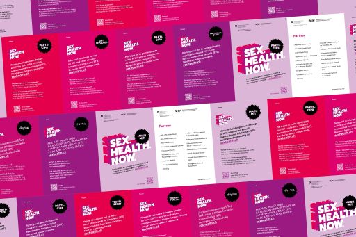 2022 bundesamt fuer gesundheit BAG kampagne flyer sex health now FIVE AG Full Service Werbeagentur in St Gallen und Zuerich2