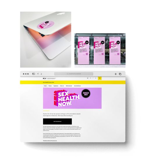 2022 bundesamt fuer gesundheit BAG kampagne website sex health now FIVE AG Full Service Werbeagentur in St Gallen und Zuerich
