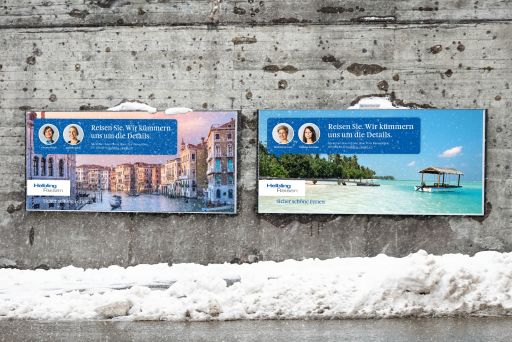 2021 Helbling Reisen F12 Plakate FIVE AG Full Service Werbeagentur in St Gallen und Zuerich