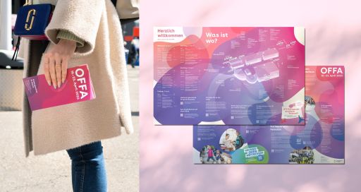 Offa2023 besucherbroschuerere kampagne FIVE AG Full Service Werbeagentur in St Gallen und Zuerich