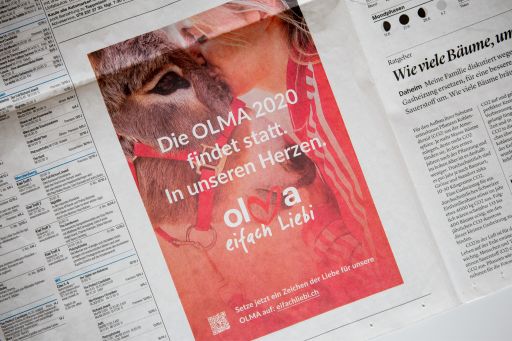 2020 olma kampagne eifach liebi inserat FIVE AG Full Service Werbeagentur in St Gallen und Zuerich