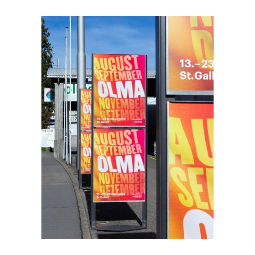 2022 olma kampagne f4 plakat FIVE AG Full Service Werbeagentur in St Gallen und Zuerich