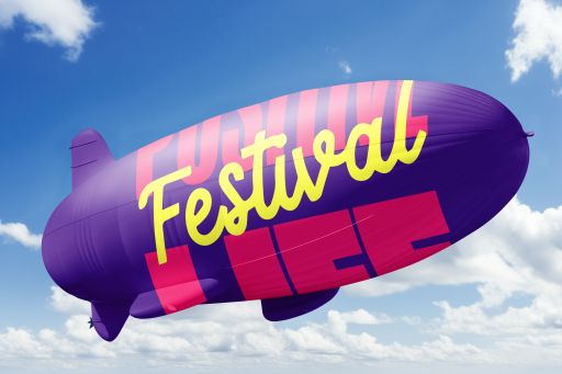 Positive life festival website FIVE Werbeagentur St Gallen Header zeplin