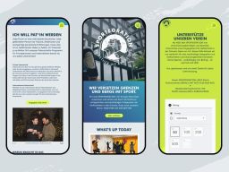 Sportegration website FIVE Werbeagentur St Gallen Mobile Screens 1920x1080
